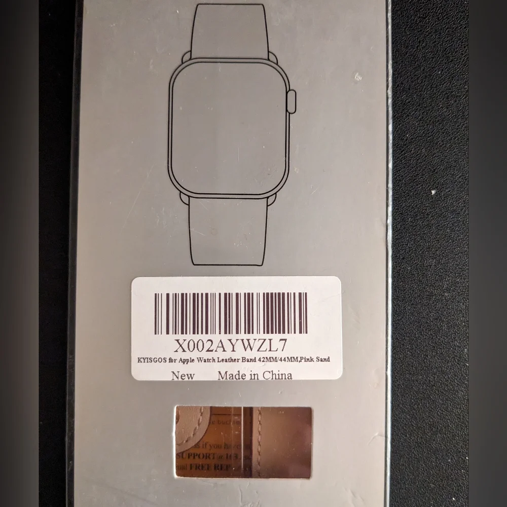 New Apple WristWatch Leather BandPink sand